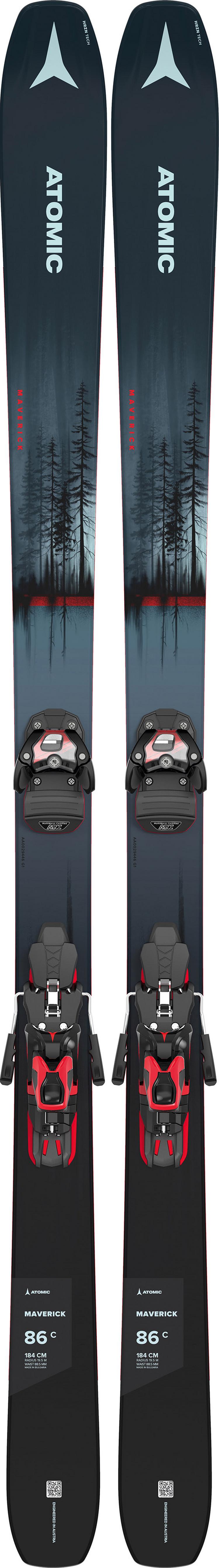 ATOMIC ATOMIC MAVERICK 86 C + WAR 11 MNC All-Mountain Ski - metallic blue - 0 | SportScheck