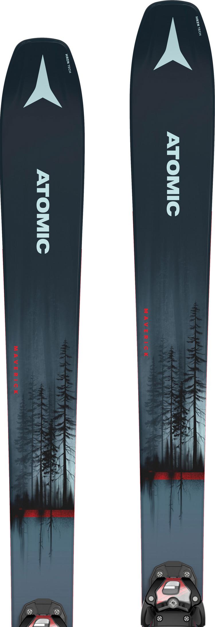 ATOMIC ATOMIC MAVERICK 86 C + WAR 11 MNC All-Mountain Ski - metallic blue - 1 | SportScheck