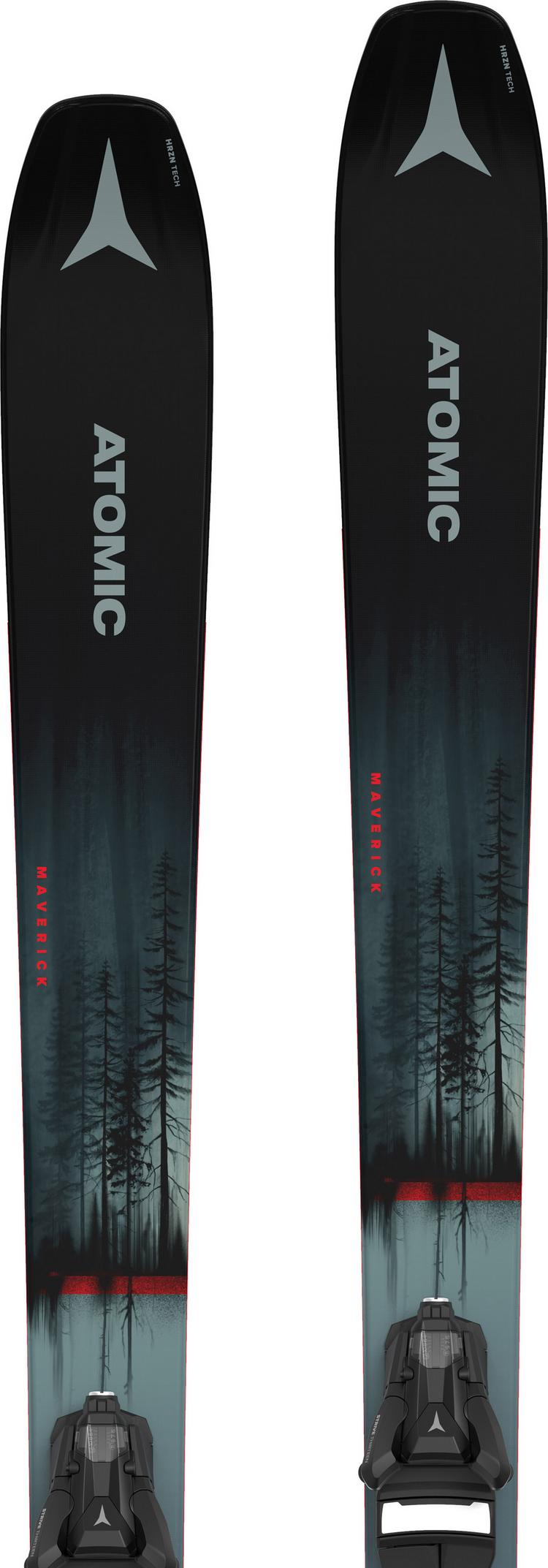 ATOMIC ATOMIC MAVERICK 88 TI + STR R 13 GW Freeride Ski - metallic green - 1 | SportScheck