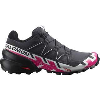 Salomon Speedcross 6 Trailrunning Schuhe Damen ebony-white-very berry