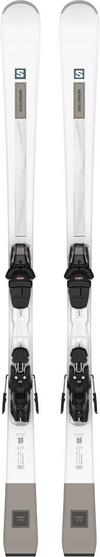 Salomon E S/MAX N&deg;6 + M10 GW L80 Carving Ski Damen - white-light titanium
