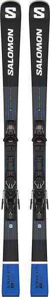 Salomon E S/MAX X7 Ti + M10 GW Carving Ski - black-race blue-white