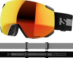 Salomon RADIUM ML Skibrille black-mid red