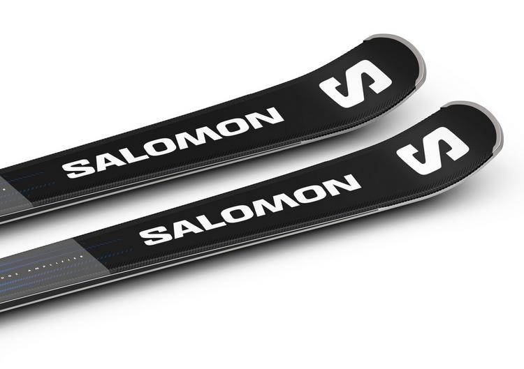 Salomon Salomon E S/MAX X7 Ti + M10 GW Carving Ski - black-race blue-white - 2 | SportScheck