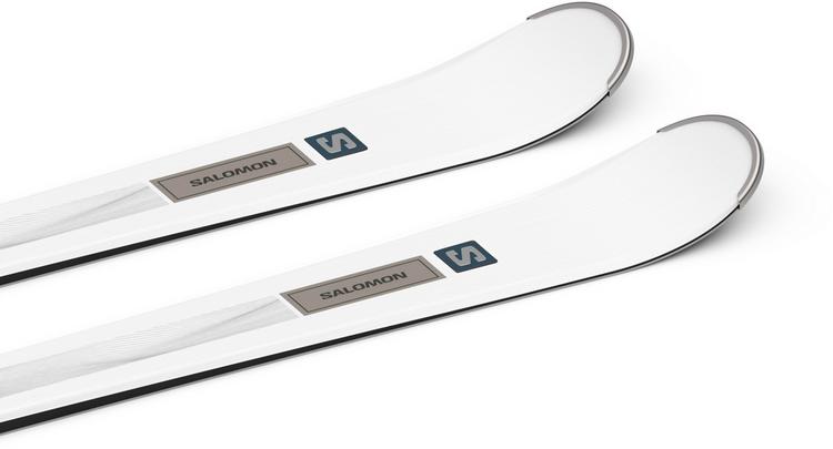 Salomon Salomon E S/MAX N&deg;6 + M10 GW L80 Carving Ski Damen - white-light titanium - 3 | SportScheck