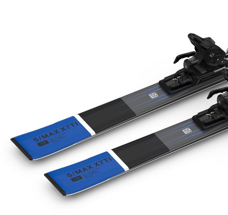 Salomon Salomon E S/MAX X7 Ti + M10 GW Carving Ski - black-race blue-white - 3 | SportScheck