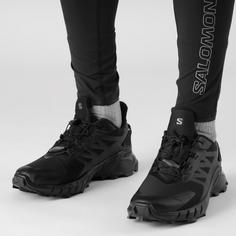 Rückansicht von Salomon GTX SUPERCROSS 4 Multifunktionsschuhe Herren black-black-black