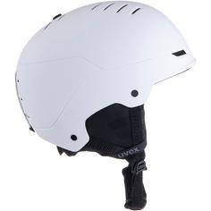 Rückansicht von Uvex Wanted Skihelm white mat