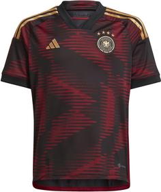 adidas DFB WM 2022 Auswärts Fußballtrikot Kinder black