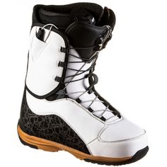 Rückansicht von Nitro Snowboards FUTURA TLS Snowboard Boots Damen white-black-gum