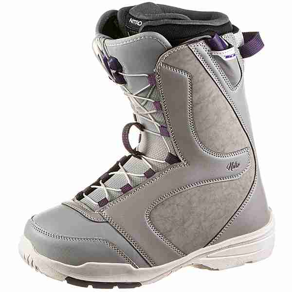 Nitro Snowboards FLORA TLS Snowboard Boots Damen charcoal-purple