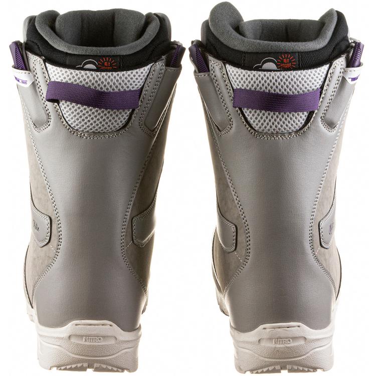 Nitro Snowboards Nitro Snowboards FLORA TLS Snowboard Boots Damen - charcoal-purple - 0 | SportScheck