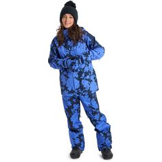 Rückansicht von Burton Jet Set Snowboardjacke Damen amparo blue camellia