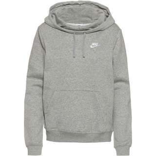 Nike NSW CLUB Hoodie Damen dk grey heather-white