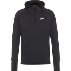 Brooks Notch Thermal Laufhoodie Herren black