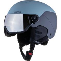 Uvex Wanted VIS Skihelm glacier-rhino mat