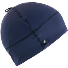 Rückansicht von Odlo POLYKNIT WARM ECO Langlaufmütze dark sapphire