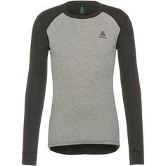 Rückansicht von Odlo Active Warm Eco Wäscheset Herren dark grey melange-grey melange