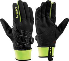 LEKI PRC Boa® Shark Langlaufhandschuhe Herren black-neon yellow