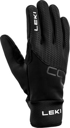 Rückansicht von LEKI CC Thermo Langlaufhandschuhe Herren black