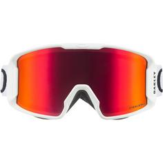 Rückansicht von Oakley LINE MINER M Skibrille matte white-prizm snow torch iridium