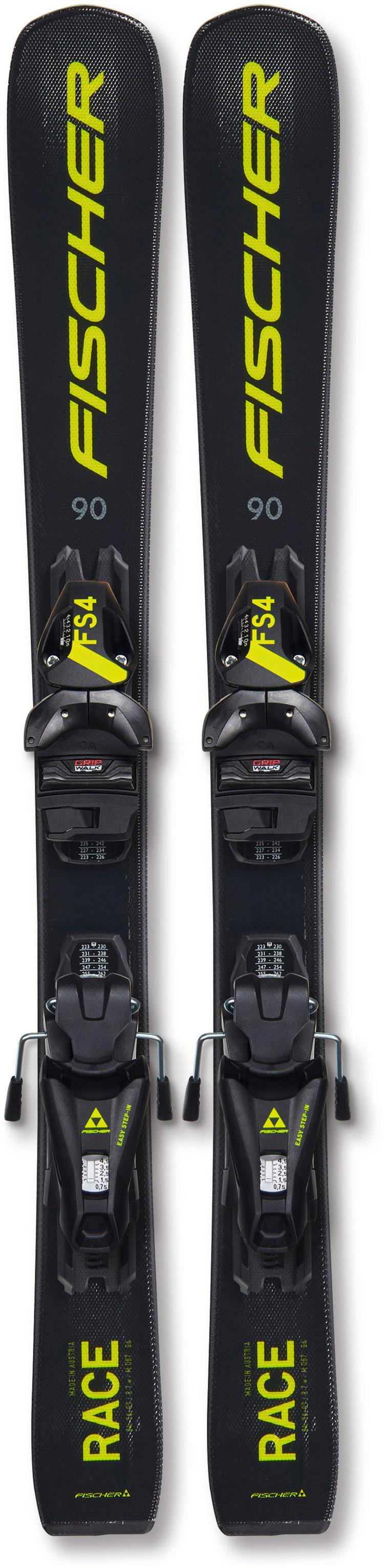 Fischer Fischer RC4 RACE JR + FJ 4 GW Carving Ski Kinder - black-yellow - 0 | SportScheck