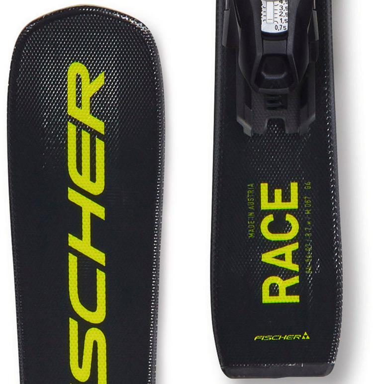 Fischer Fischer RC4 RACE JR + FJ 4 GW Carving Ski Kinder - black-yellow - 0 | SportScheck