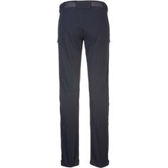 Rückansicht von Maier Sports Lana slim Wanderhose Damen night sky