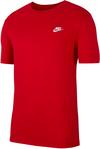 Nike Club T-Shirt Herren - dk grey heather-black