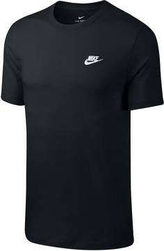 Nike NSW Club T-Shirt Herren black-white