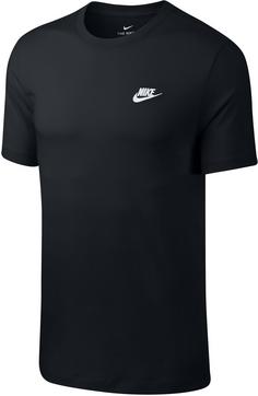 Nike Club T-Shirt Herren black-white