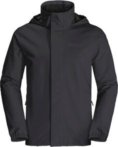 Jack Wolfskin STORMY POINT 2L Regenjacke Herren black