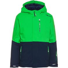 Trollkids Hallingdal Skijacke Kinder bright green-navy