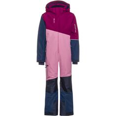 Trollkids Hallingdal Schneeanzug Kinder mauve-plum-navy