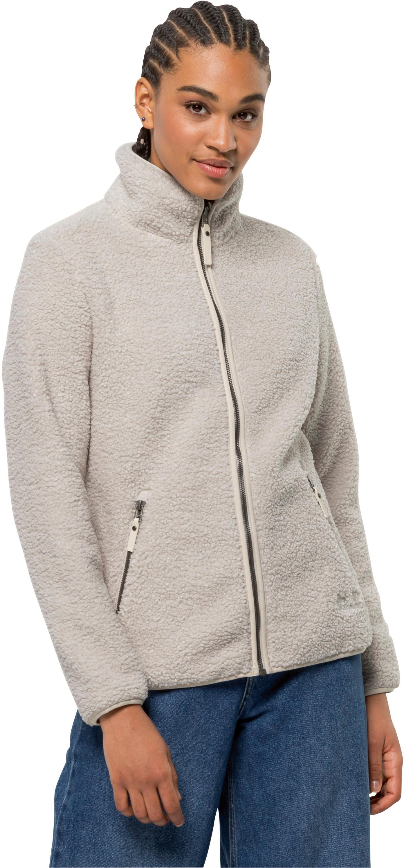 output Verdachte Schilderen Jack Wolfskin HIGH CURL Fleecejacke Damen winter pearl im Online Shop von  SportScheck kaufen