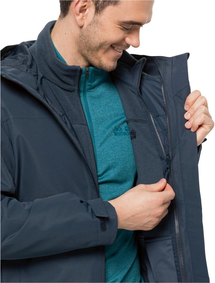 Jack Wolfskin Jack Wolfskin TAUBENBERG 3IN1 Doppeljacke Herren - night blue - 7 | SportScheck