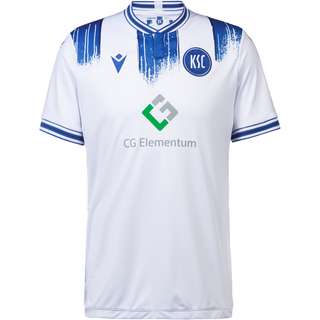macron Karlsruher SC 22-23 Auswärts Trikot Herren weiß-blau