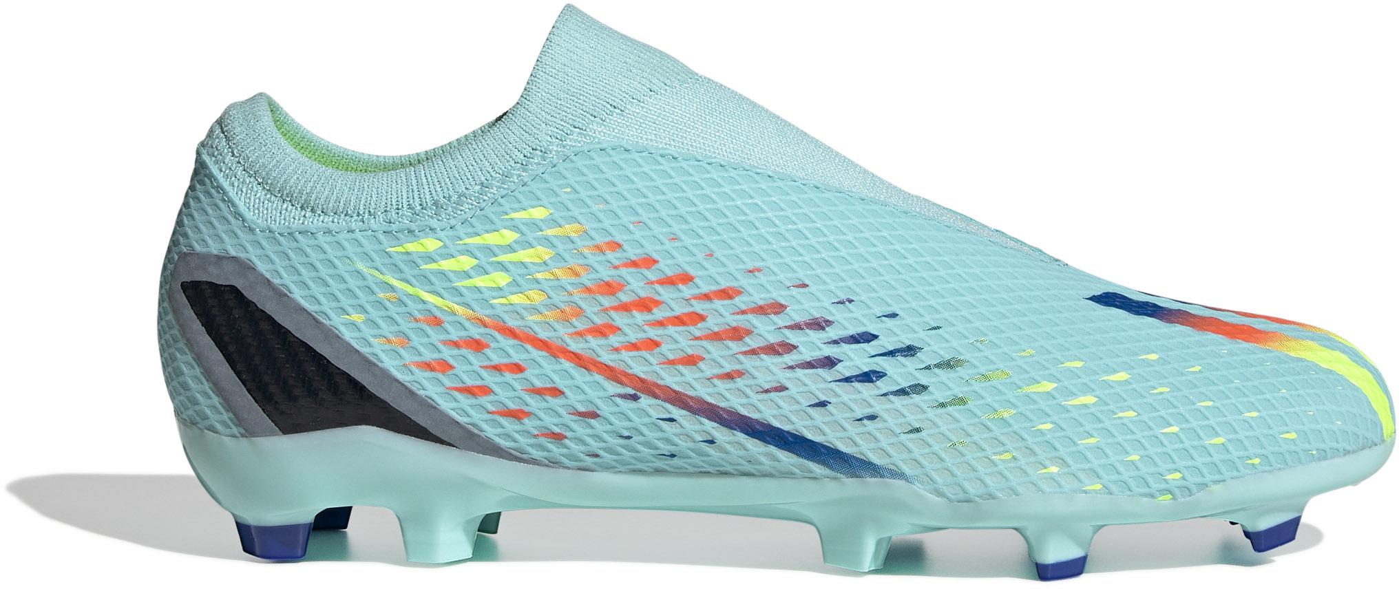 Adidas X SPEEDPORTAL 3 Laceless FG Fu ballschuhe Herren Clear Aqua 