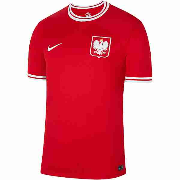 Nike Polen 2022 Auswärts Fußballtrikot Herren sport red-white