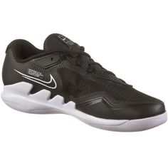 Rückansicht von Nike Court Air Zoom Vapor Pro Tennisschuhe Herren black-white