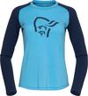 Norr&oslash;na pureUII Langarmshirt Damen - aquarius-indigo night