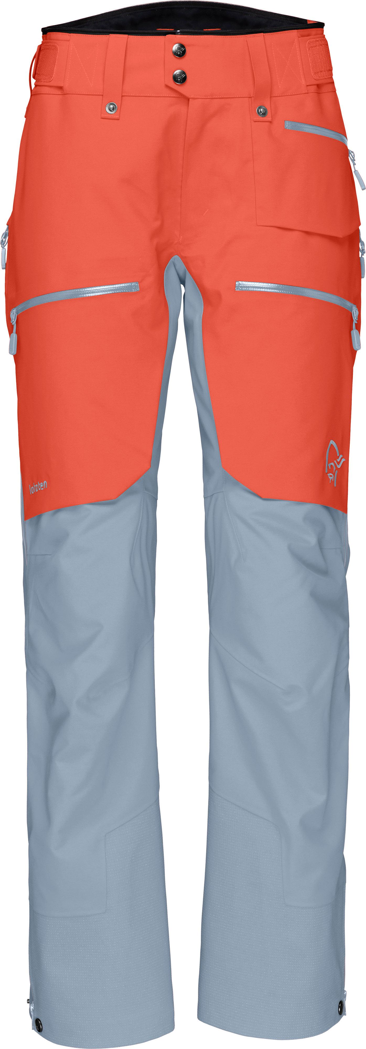 Norrøna Lofoten Pro Skihose Damen orange alert-blue fog im Online Shop von  SportScheck kaufen