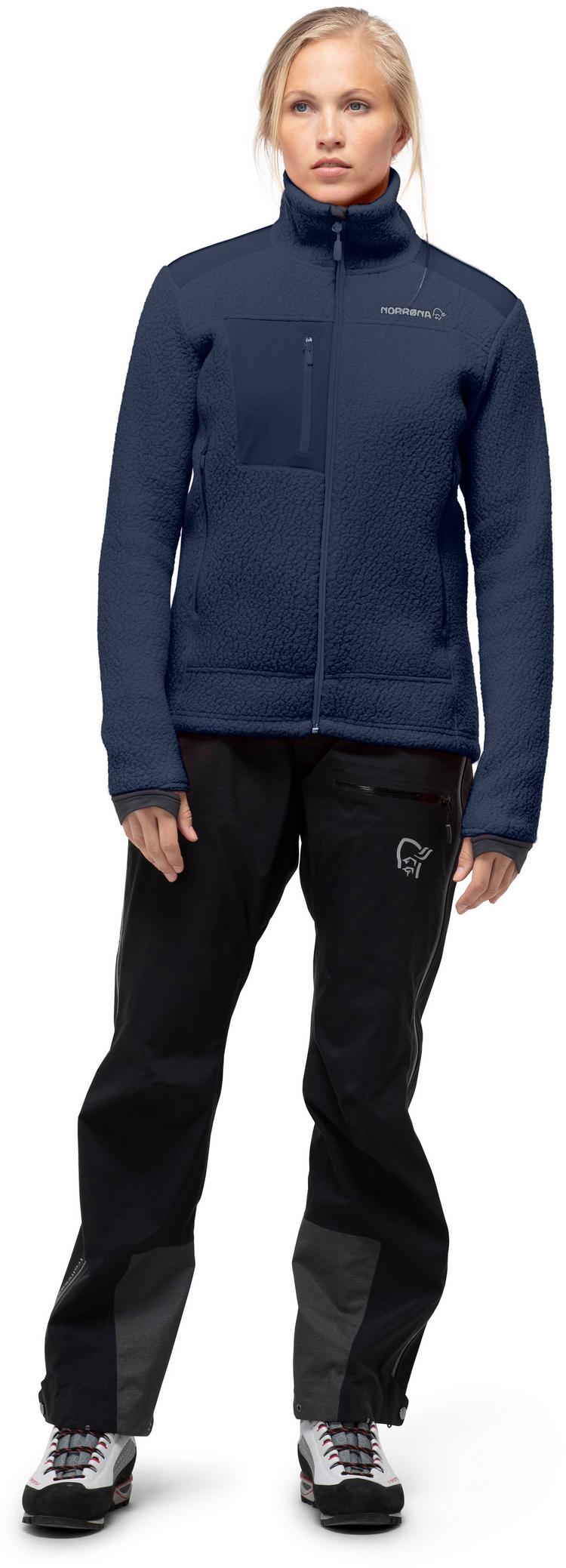 Norr&oslash;na Norr&oslash;na Trollveggen Thermal Pro Fleecejacke Damen - indigo night - 0 | SportScheck