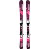 Salomon L LUX Jr M + L6 GW J2 80 PM Carving Ski M&auml;dchen - bordeau-pink