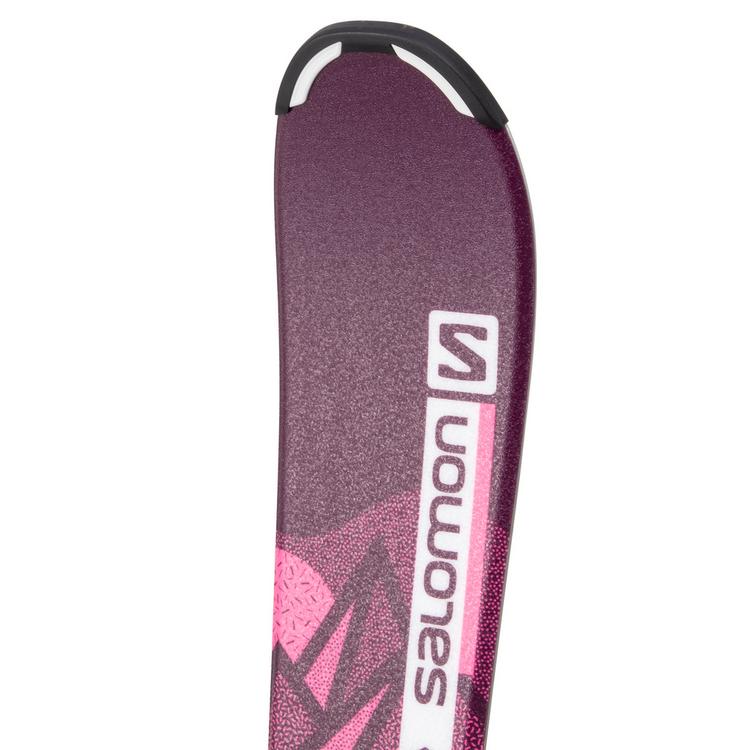 Salomon Salomon L LUX Jr M + L6 GW J2 80 PM Carving Ski M&auml;dchen - bordeau-pink - 0 | SportScheck