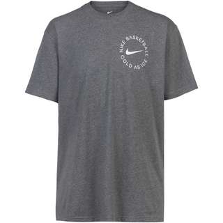 Nike Swoosh T-Shirt Herren charcoal heather