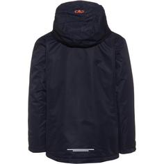 Rückansicht von CMP Skijacke Kinder black blue