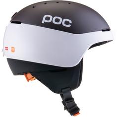 Rückansicht von POC Meninx RS MIPS Skihelm Hydrogen White-Axinite Brown Matt