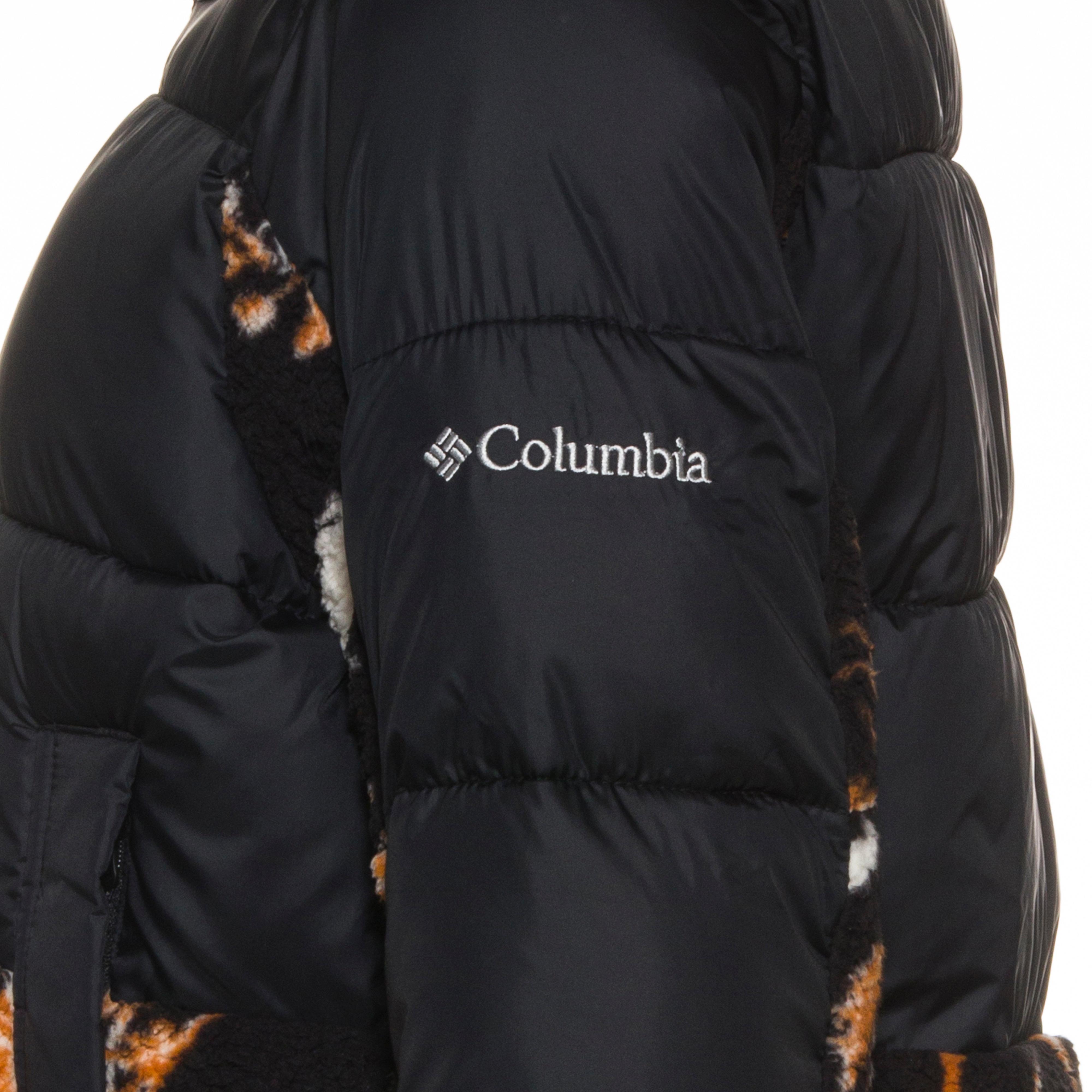 columbia leadbetter point steppjacke in schwarz