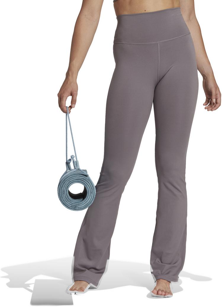 adidas adidas Yoga Studio Flared Tights Damen - trace grey - 0 | SportScheck